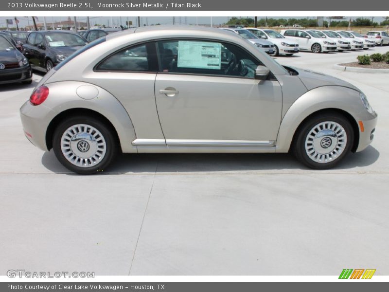 Moonrock Silver Metallic / Titan Black 2013 Volkswagen Beetle 2.5L