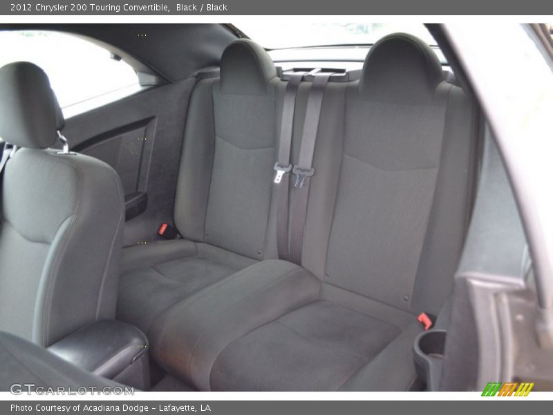 Black / Black 2012 Chrysler 200 Touring Convertible