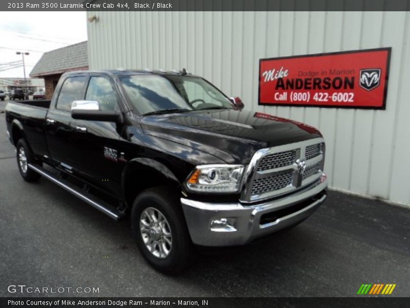 Black / Black 2013 Ram 3500 Laramie Crew Cab 4x4