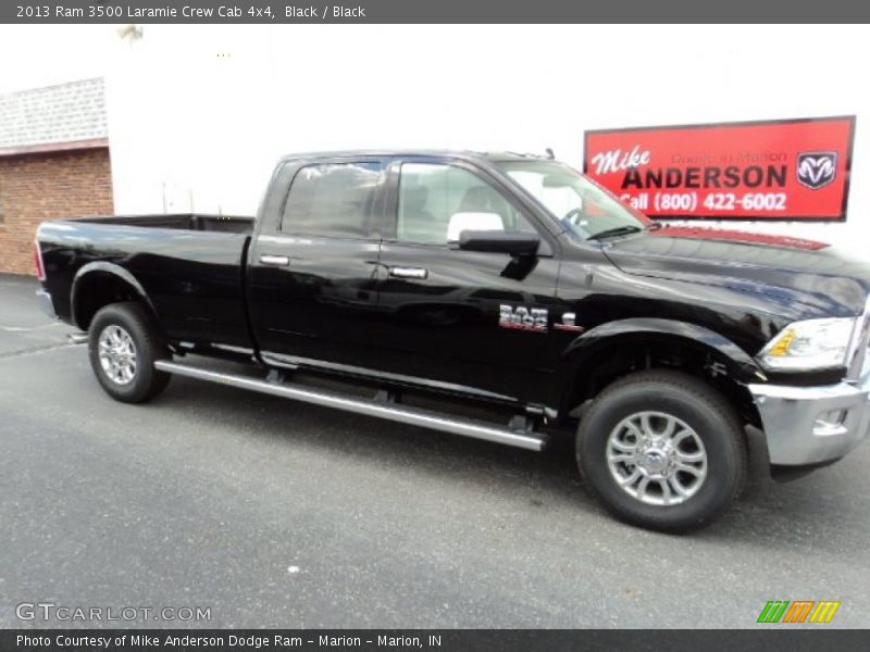 Black / Black 2013 Ram 3500 Laramie Crew Cab 4x4