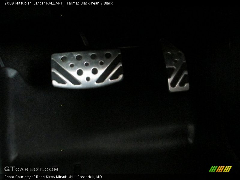Tarmac Black Pearl / Black 2009 Mitsubishi Lancer RALLIART
