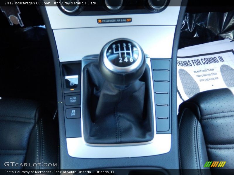  2012 CC Sport 6 Speed Manual Shifter