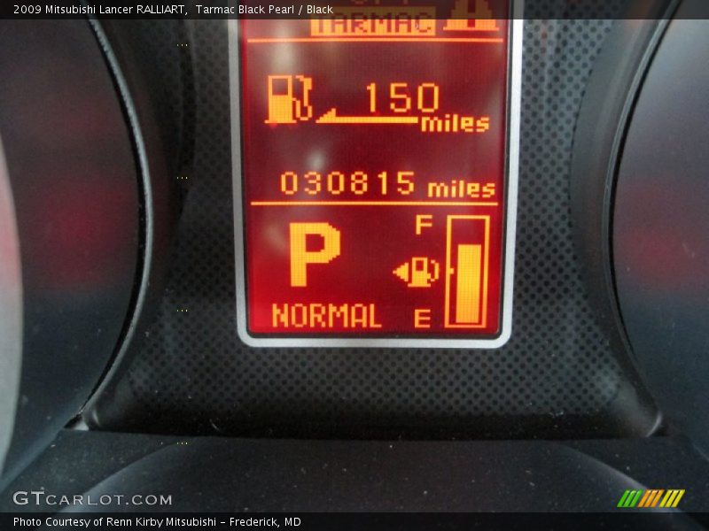 Tarmac Black Pearl / Black 2009 Mitsubishi Lancer RALLIART