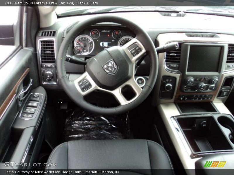 Black / Black 2013 Ram 3500 Laramie Crew Cab 4x4