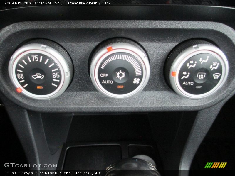 Tarmac Black Pearl / Black 2009 Mitsubishi Lancer RALLIART