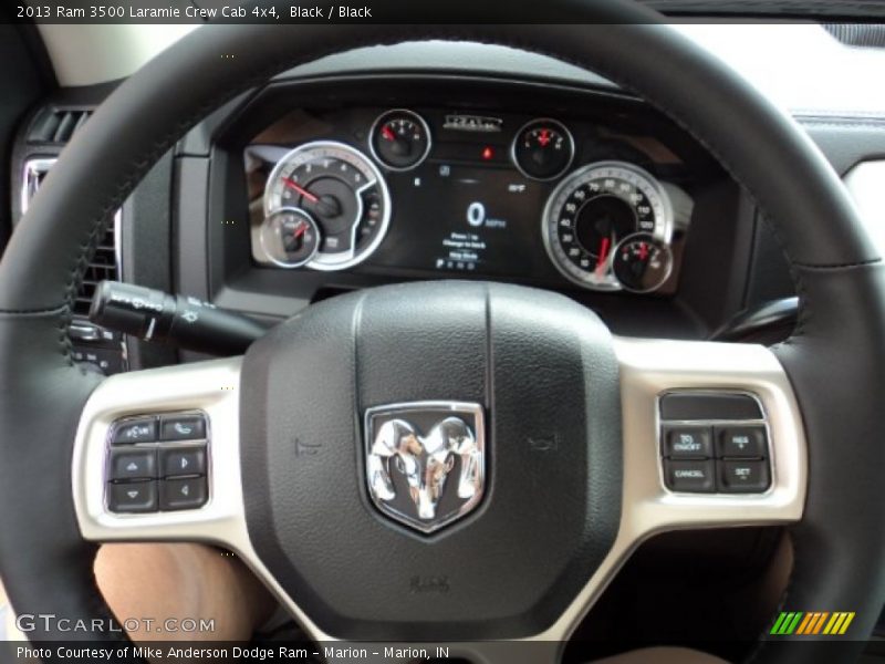 Black / Black 2013 Ram 3500 Laramie Crew Cab 4x4
