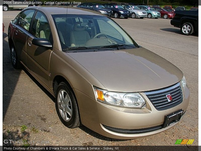 Golden Cashmere / Beige 2006 Saturn ION 2 Sedan