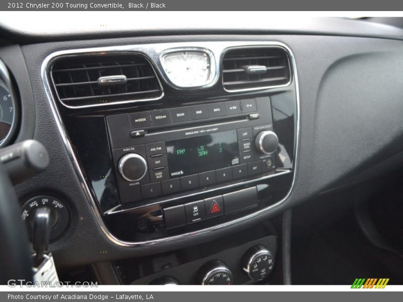 Black / Black 2012 Chrysler 200 Touring Convertible