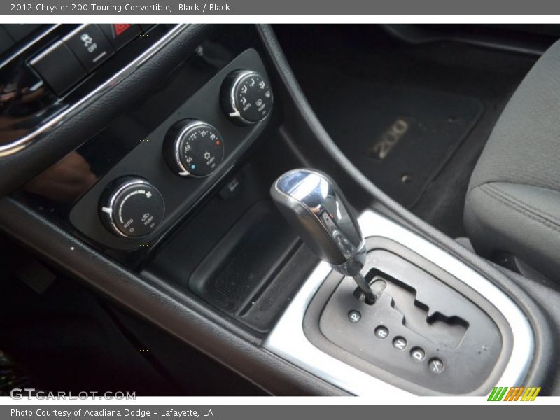 Black / Black 2012 Chrysler 200 Touring Convertible