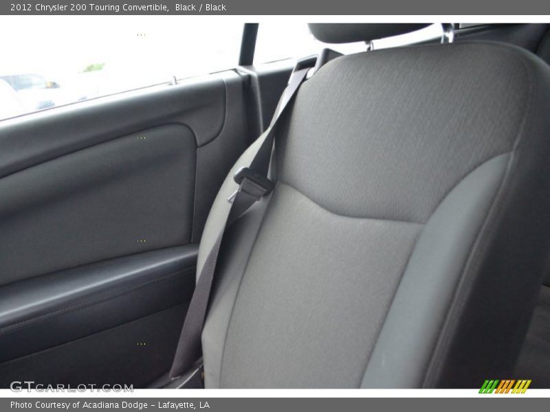 Black / Black 2012 Chrysler 200 Touring Convertible