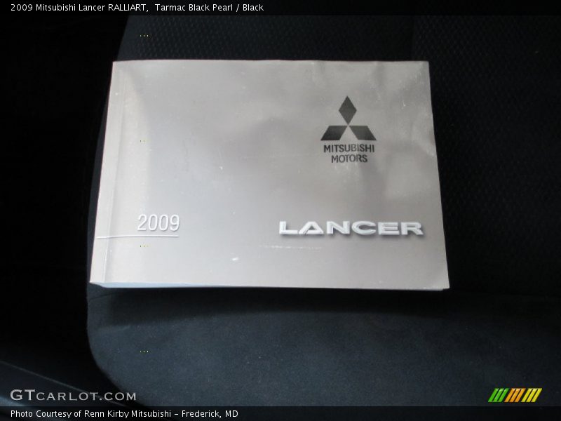 Tarmac Black Pearl / Black 2009 Mitsubishi Lancer RALLIART