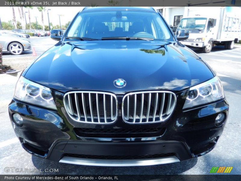 Jet Black / Black 2011 BMW X3 xDrive 35i