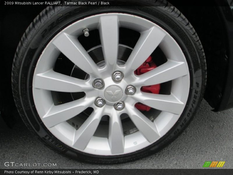 Tarmac Black Pearl / Black 2009 Mitsubishi Lancer RALLIART