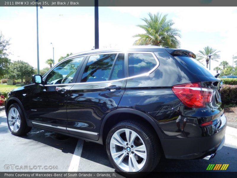 Jet Black / Black 2011 BMW X3 xDrive 35i