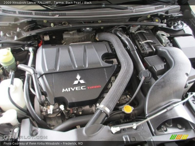 Tarmac Black Pearl / Black 2009 Mitsubishi Lancer RALLIART
