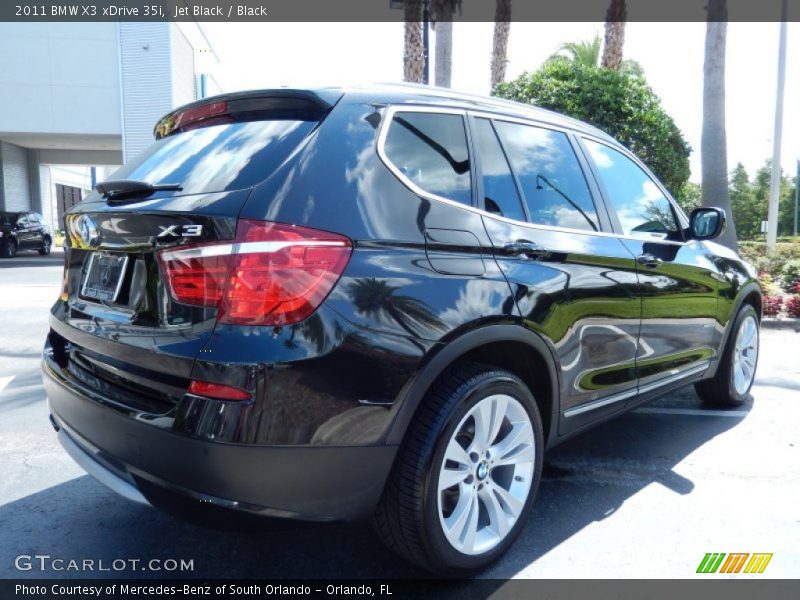 Jet Black / Black 2011 BMW X3 xDrive 35i