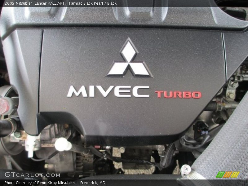 Tarmac Black Pearl / Black 2009 Mitsubishi Lancer RALLIART