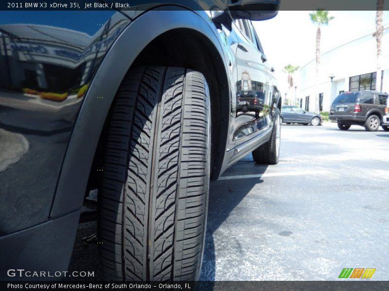 Jet Black / Black 2011 BMW X3 xDrive 35i