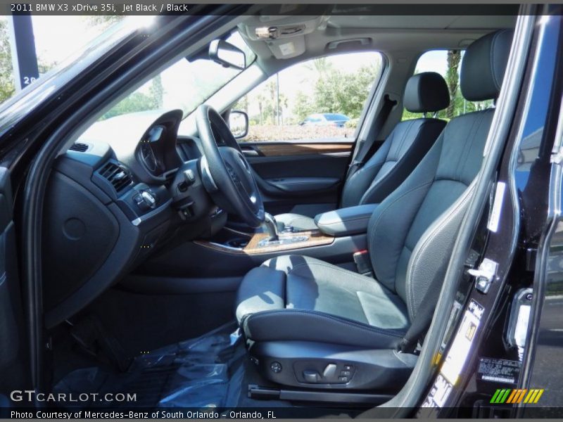 Jet Black / Black 2011 BMW X3 xDrive 35i