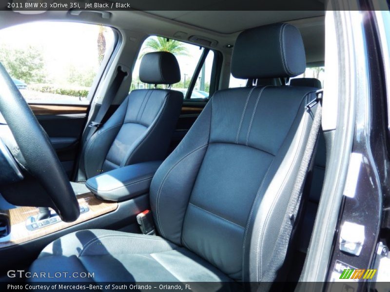 Jet Black / Black 2011 BMW X3 xDrive 35i