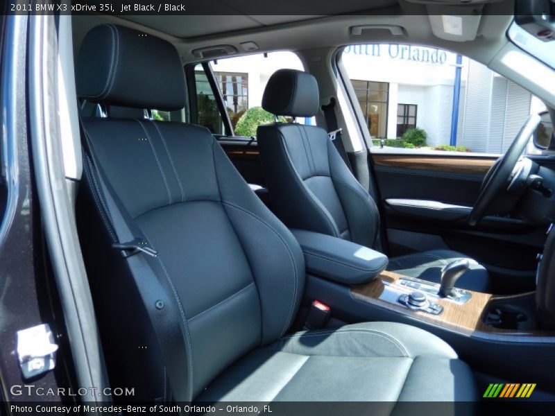 Jet Black / Black 2011 BMW X3 xDrive 35i