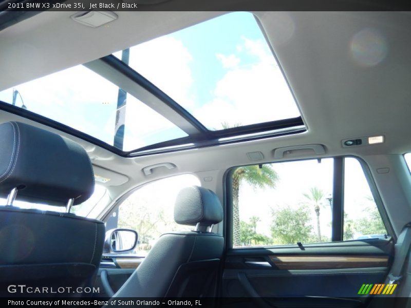 Jet Black / Black 2011 BMW X3 xDrive 35i