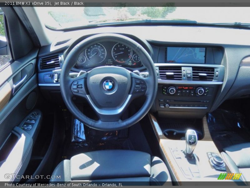 Jet Black / Black 2011 BMW X3 xDrive 35i