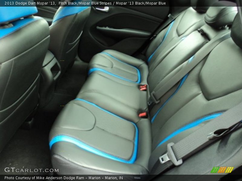 Rear Seat of 2013 Dart Mopar '13