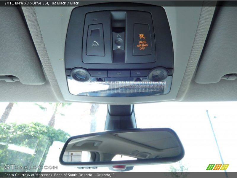 Jet Black / Black 2011 BMW X3 xDrive 35i