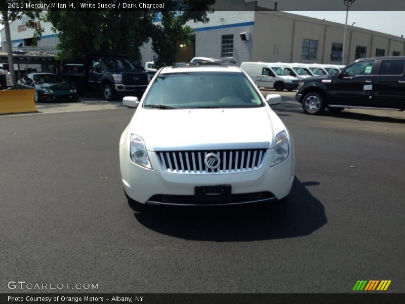 White Suede / Dark Charcoal 2011 Mercury Milan I4