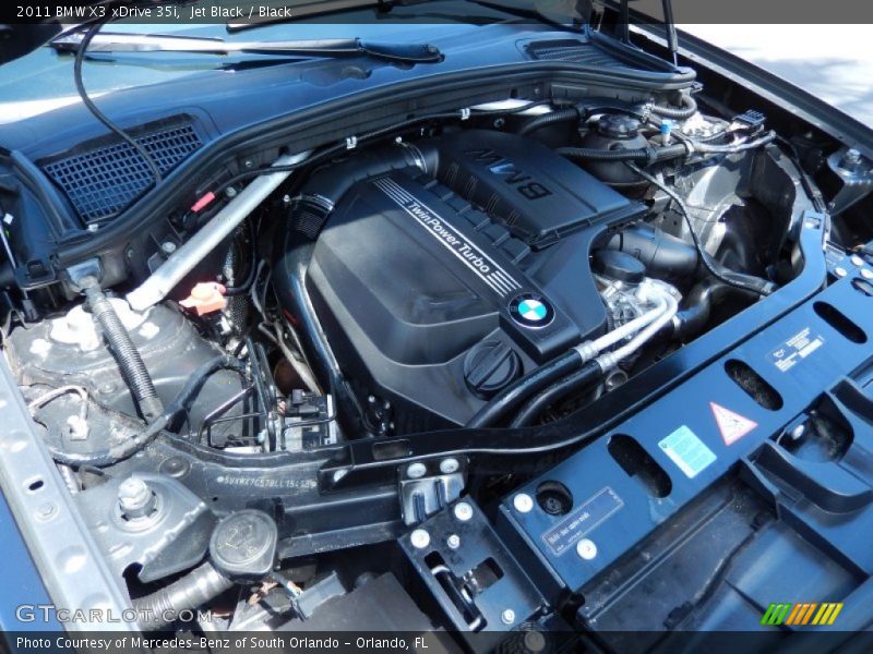 Jet Black / Black 2011 BMW X3 xDrive 35i