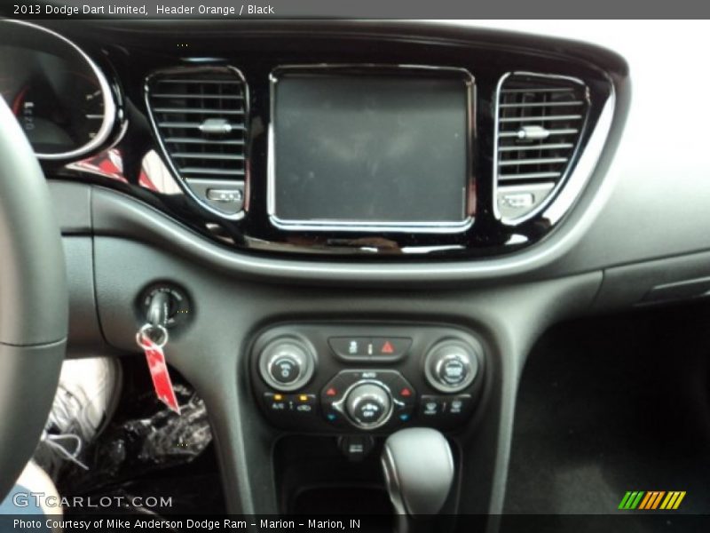 Header Orange / Black 2013 Dodge Dart Limited