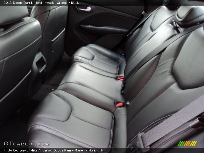 Header Orange / Black 2013 Dodge Dart Limited