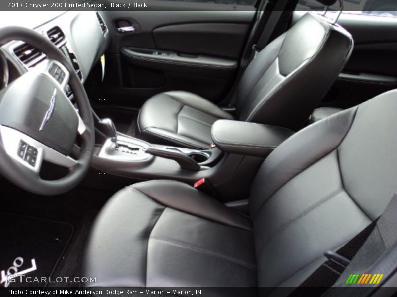 Black / Black 2013 Chrysler 200 Limited Sedan