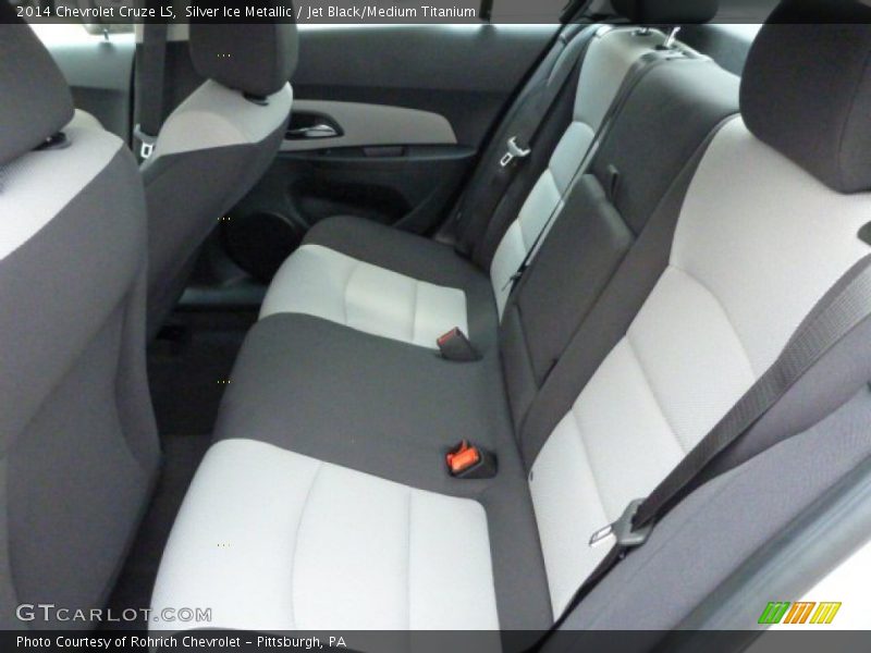 Silver Ice Metallic / Jet Black/Medium Titanium 2014 Chevrolet Cruze LS