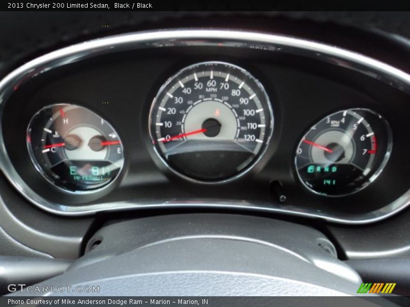 Black / Black 2013 Chrysler 200 Limited Sedan