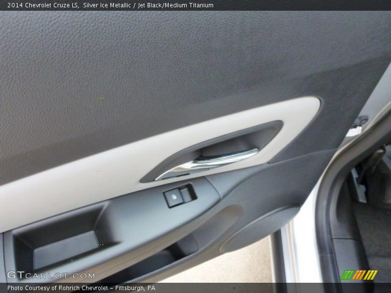 Silver Ice Metallic / Jet Black/Medium Titanium 2014 Chevrolet Cruze LS