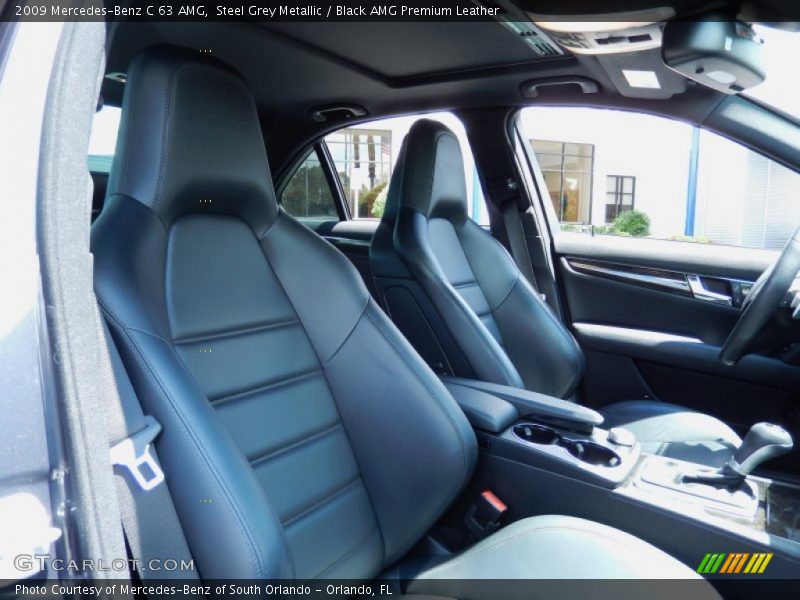Front Seat of 2009 C 63 AMG