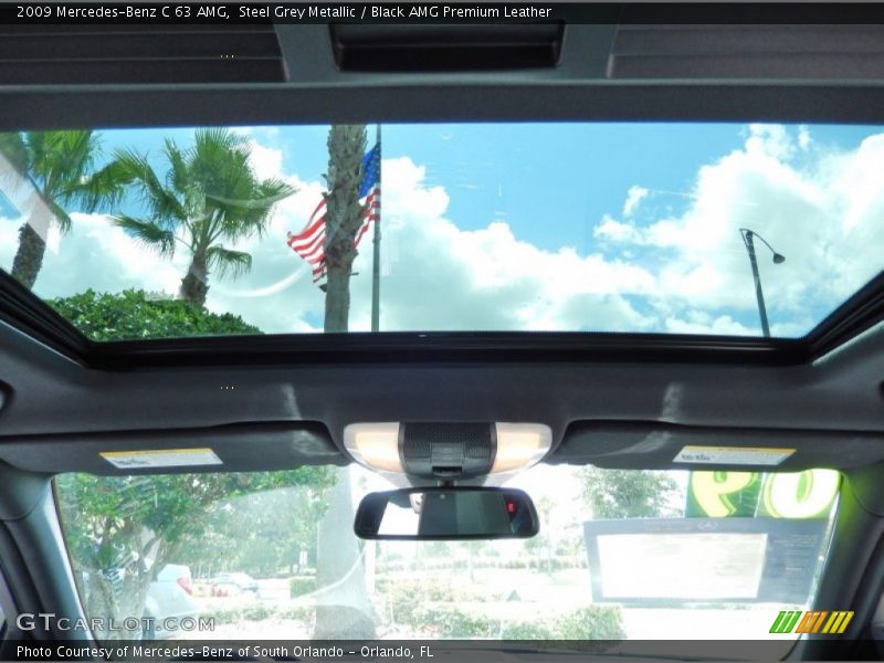 Sunroof of 2009 C 63 AMG