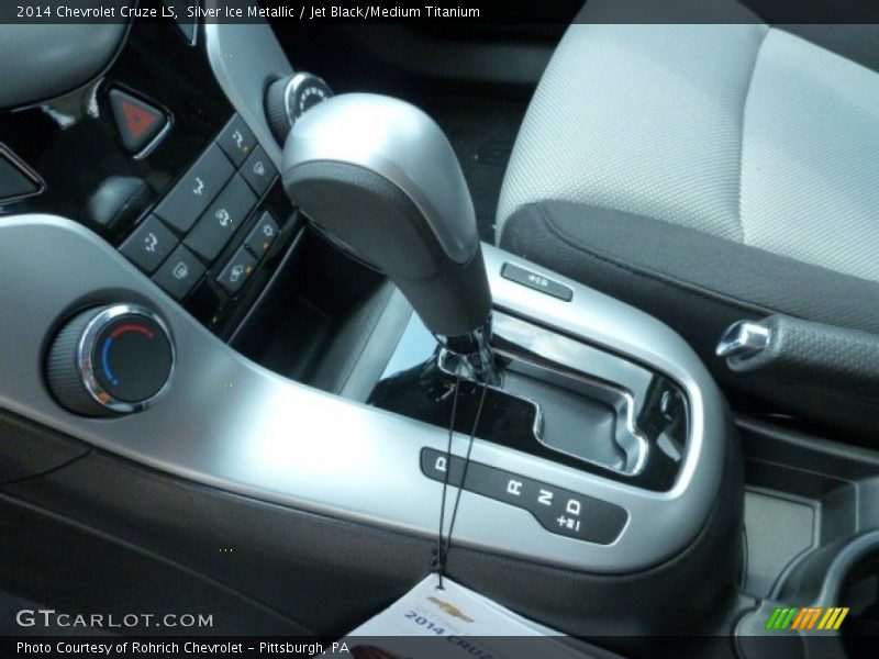 Silver Ice Metallic / Jet Black/Medium Titanium 2014 Chevrolet Cruze LS