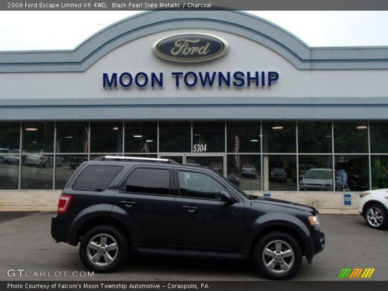Black Pearl Slate Metallic / Charcoal 2009 Ford Escape Limited V6 4WD