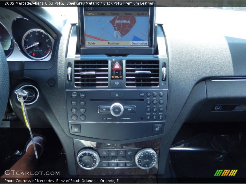 Navigation of 2009 C 63 AMG