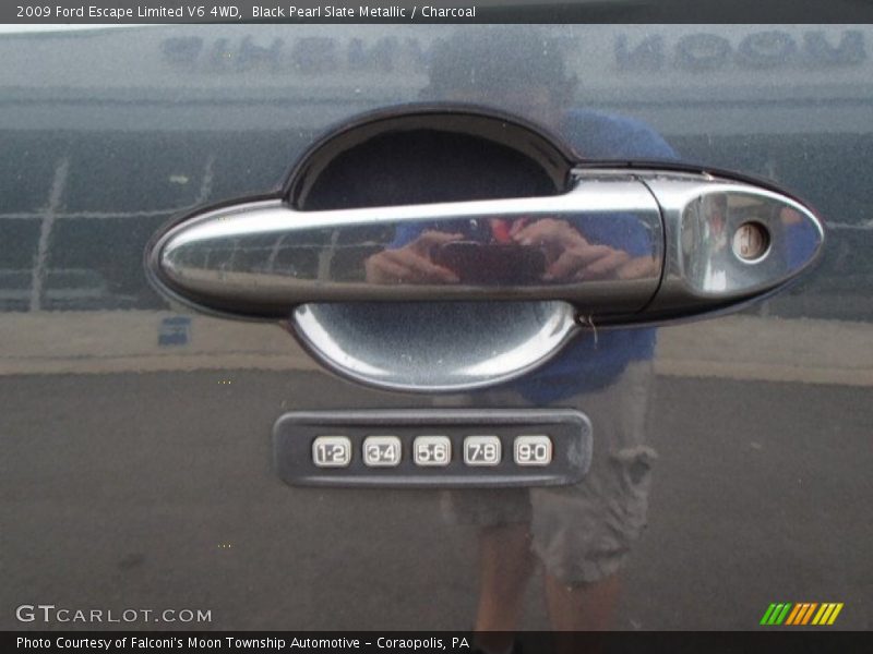 Black Pearl Slate Metallic / Charcoal 2009 Ford Escape Limited V6 4WD