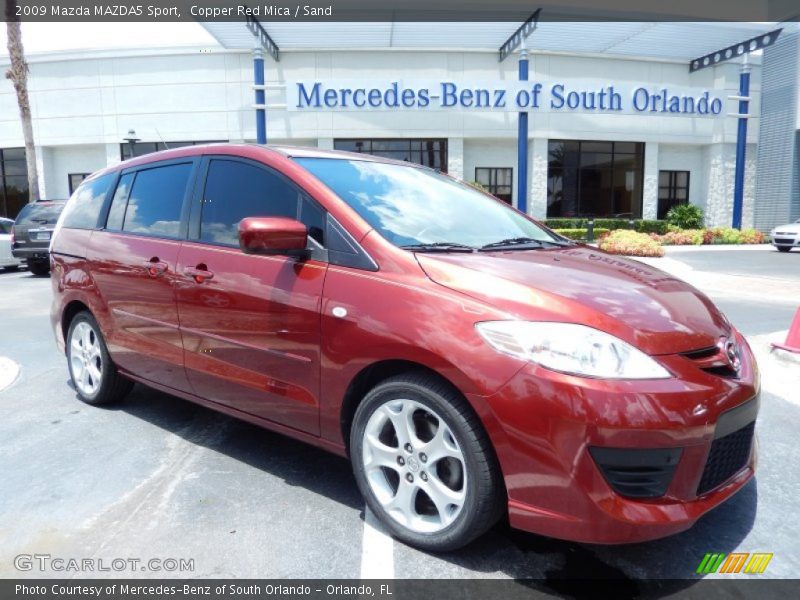 Copper Red Mica / Sand 2009 Mazda MAZDA5 Sport