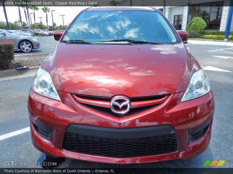 Copper Red Mica / Sand 2009 Mazda MAZDA5 Sport