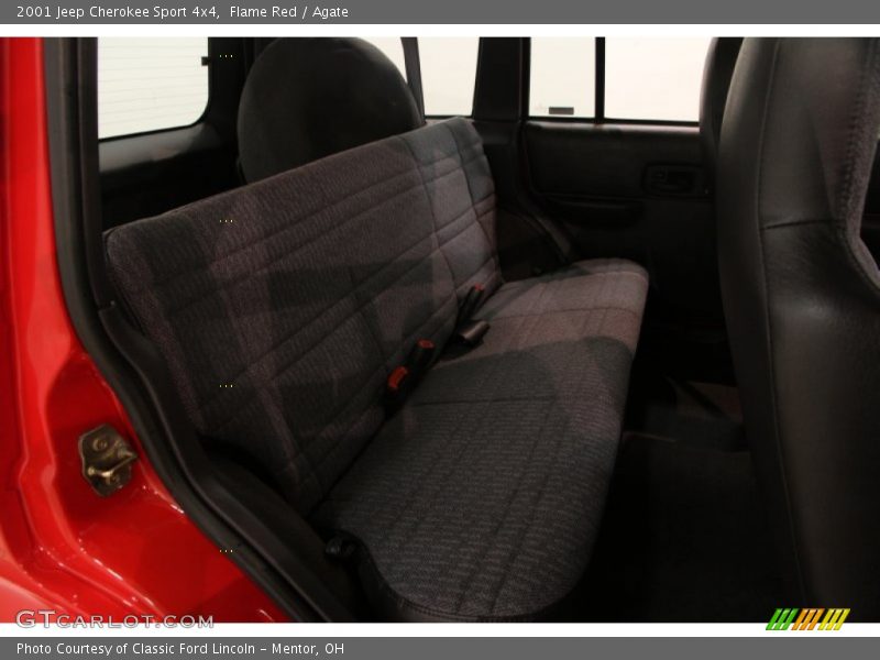 Flame Red / Agate 2001 Jeep Cherokee Sport 4x4