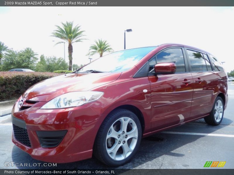 Copper Red Mica / Sand 2009 Mazda MAZDA5 Sport