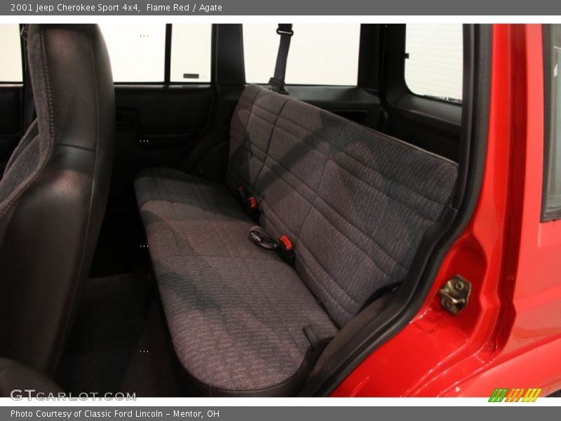 Flame Red / Agate 2001 Jeep Cherokee Sport 4x4