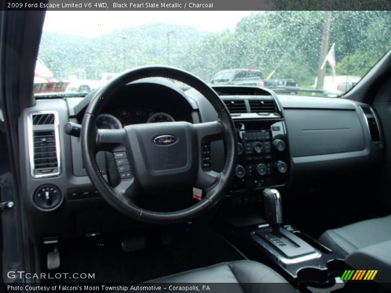 Black Pearl Slate Metallic / Charcoal 2009 Ford Escape Limited V6 4WD