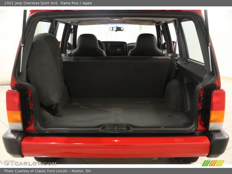 Flame Red / Agate 2001 Jeep Cherokee Sport 4x4